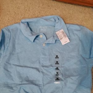 Baby blue polo